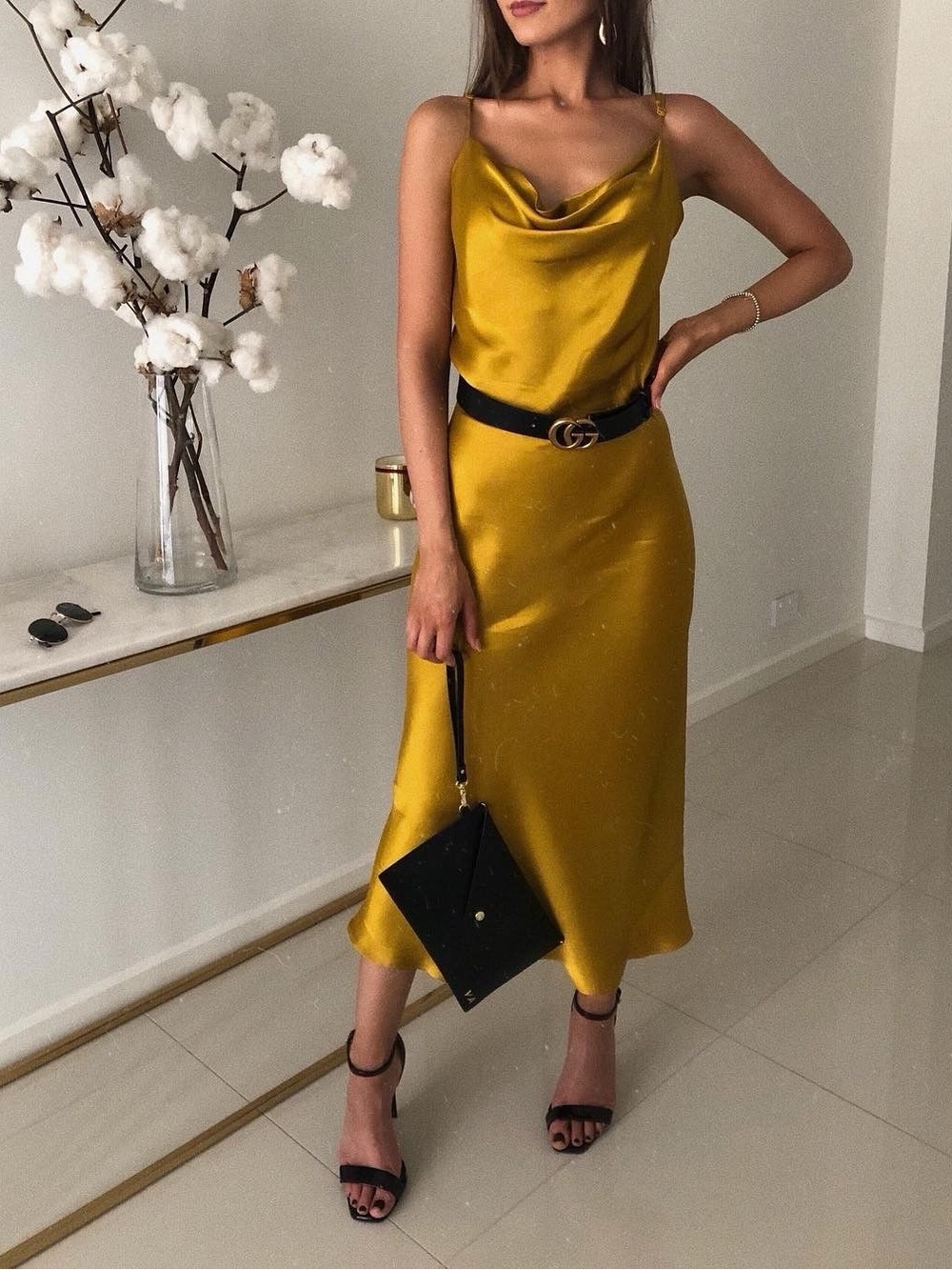 Zara satin dress